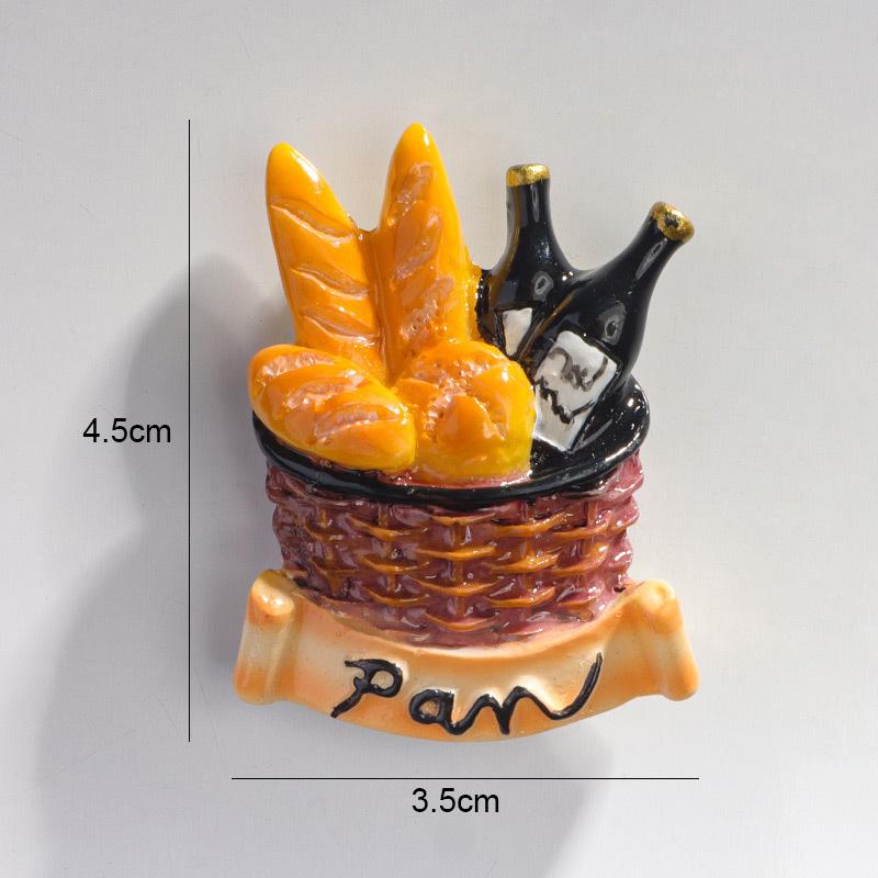 3D Simulation Food Refrigerator Sticker Mini Fun Knife Magnetic Refrigerator Magnets Fried Egg Home Decoration Neodymium Magnets