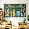 Cartoon Pattern Classroom Border Sticker Self Adhesive Wall Decor Trim  Classroom Decoration