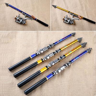 Telescopic Fishing Rod Sea Pole Carbon Material Fishing Rod Retractable Spinning Fishing Rod 1.5m 1.8m 2.1m 2.4m 2.7m 3m