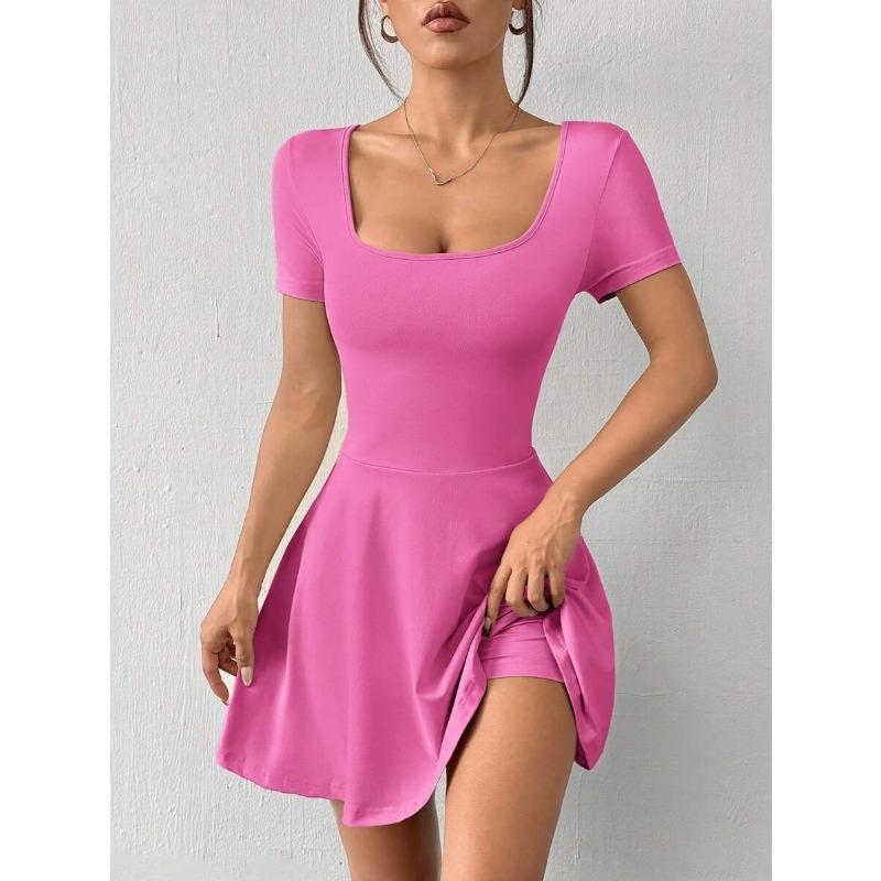 Summer New Style Sexy Waist Slimming Dress Women's Fashion and Elegant