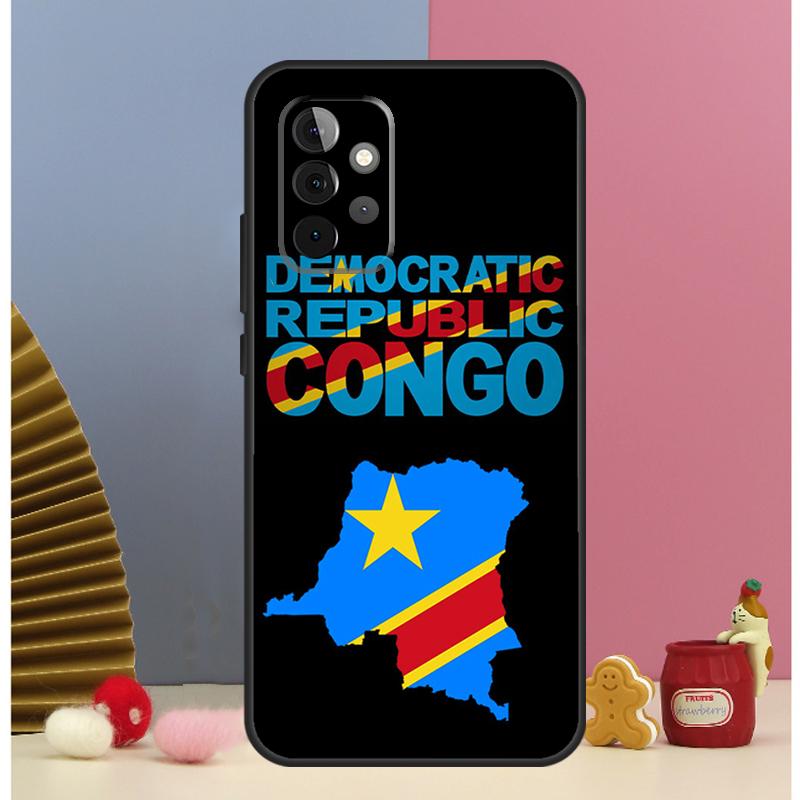 Demokratische Republik Kongo Flagge Hülle Für Samsung Galaxy A13 A33 A53 A26 A16 A36 A56 A15 A35 A55 A14 A34 A54 A12 A32 A52 A17