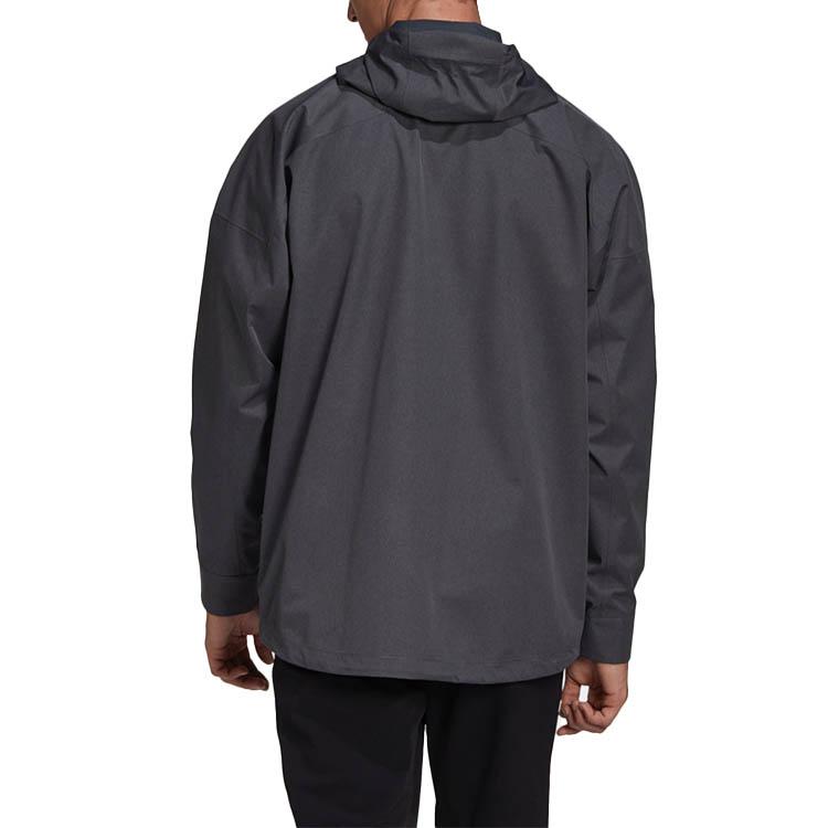 Adidas Outdoor Sports Hooded Jacket Men Jackets Charcoal-Grey GL7399