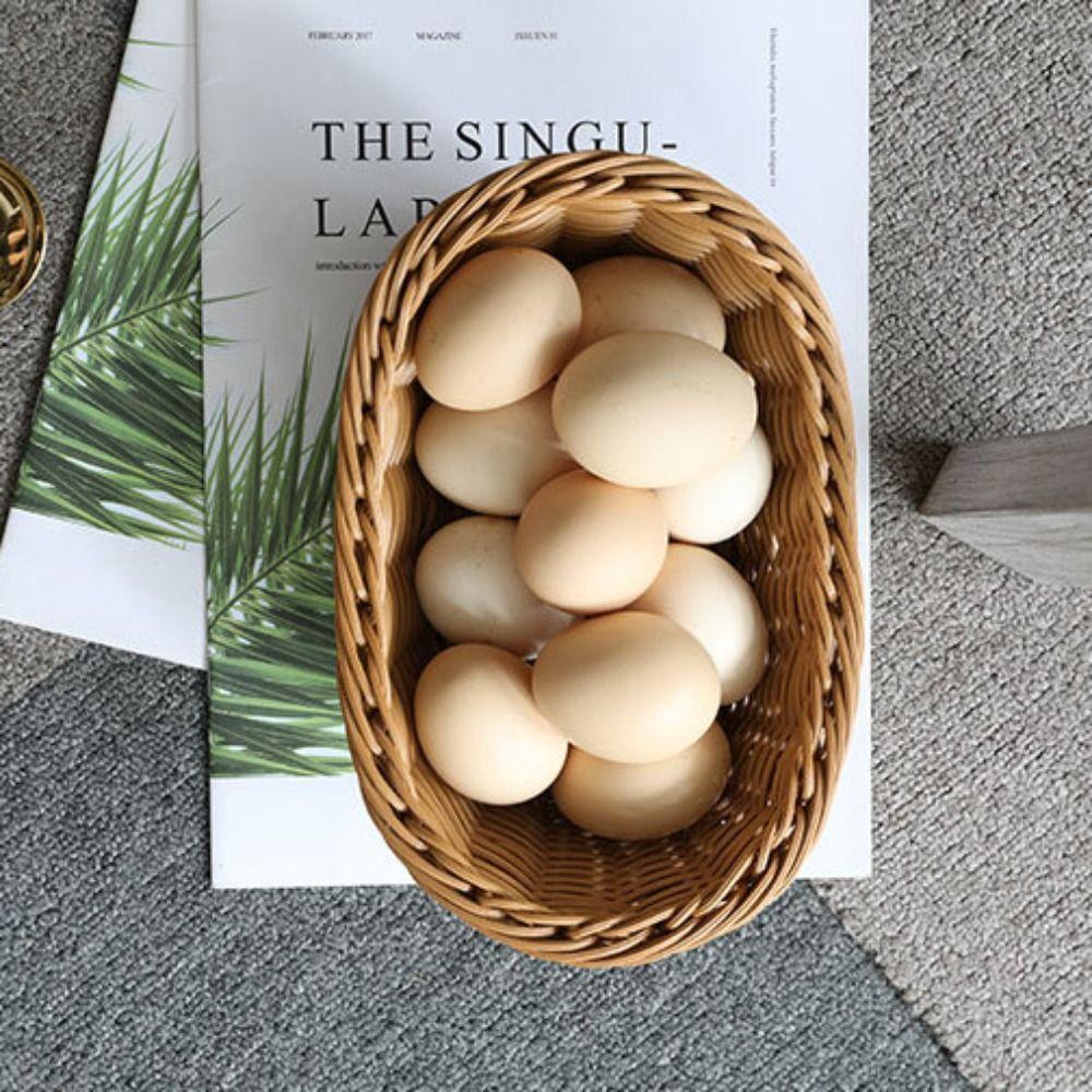 Plastic Storage Basket Creative Pastry Plate Desktop Ornament Desktop Clutter Box  Tabletop