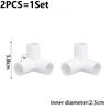 White Black Plastic Pipe Connector PVC Fitting 2/3/4/5 Way Elbow Connector for Building Furniture Greenhouse Shed Pipe Fittings