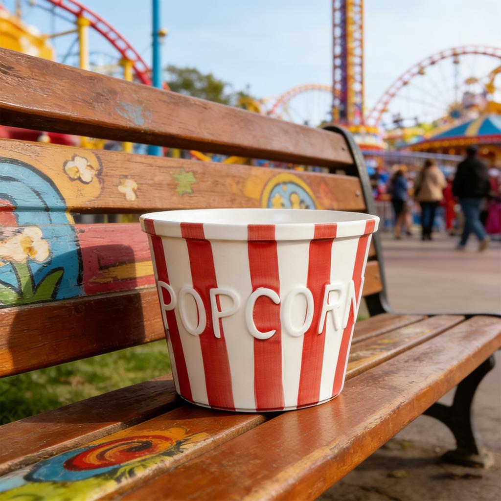 Kbelík na popcorn speciálně navržený pro vychutnání vašich oblíbených filmových pochoutek doma