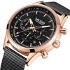 MEGIR Luxury Business Watches for Men Waterproof Men's Casual Quartz Wristwatch Chronograph Date Clock 24-hour Relogio Masculino 2153