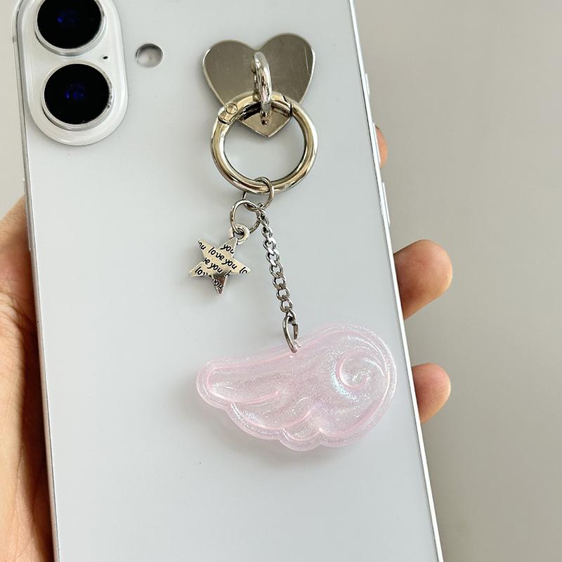 

Брелок Крыло Ангела Звезда для Женщин Шармы для Сумки Подвеска для Сумки Дизайн Звезды Аксессуары для Сумки Подвеска для Телефона розовый