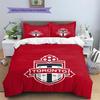 Toronto FC Pattern Bedding Quilt Set  Home Decoration  Gift (1 * duvet cover + 2 * pillowcase  without core)