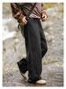 Men's Autumn Casual Retro Wide-Leg Cotton Pants