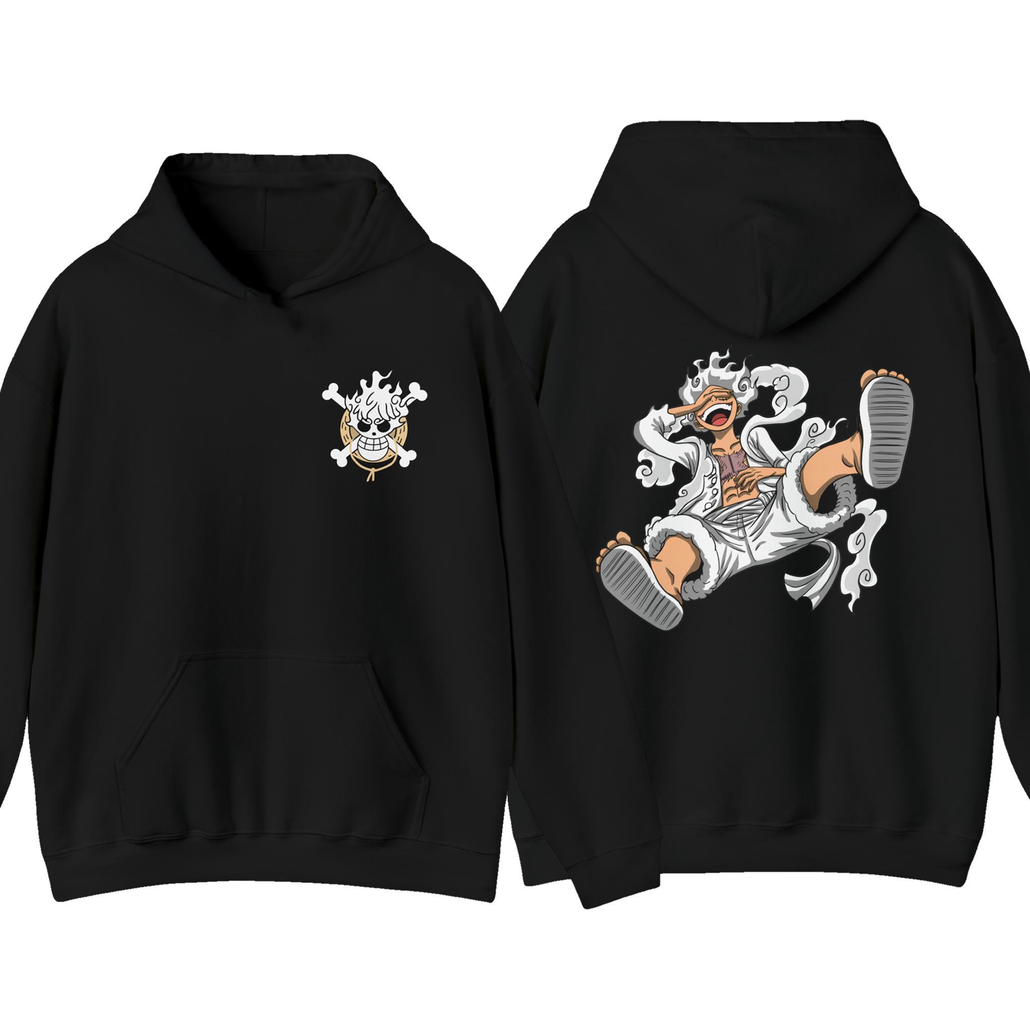 

One Piece Аниме Мужская толстовка Monkey D. Luffy Printed Unisex Pullover Hoodies Women Oversize Harajuku Hooded Sweeper XS