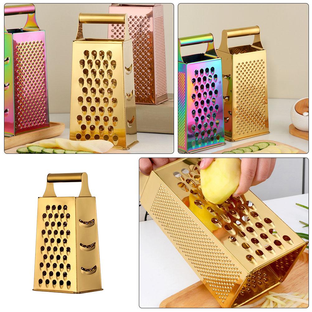 Tocător de legume portabil din oțel inoxidabil, răzătoare de legume, tocător de legume, ustensile de bucătărie argintii