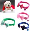 Pet Collar Dot Print Bowknot Adjustable Nylon Dog Puppy Bell Bow Neck Strap Necklace for Pet