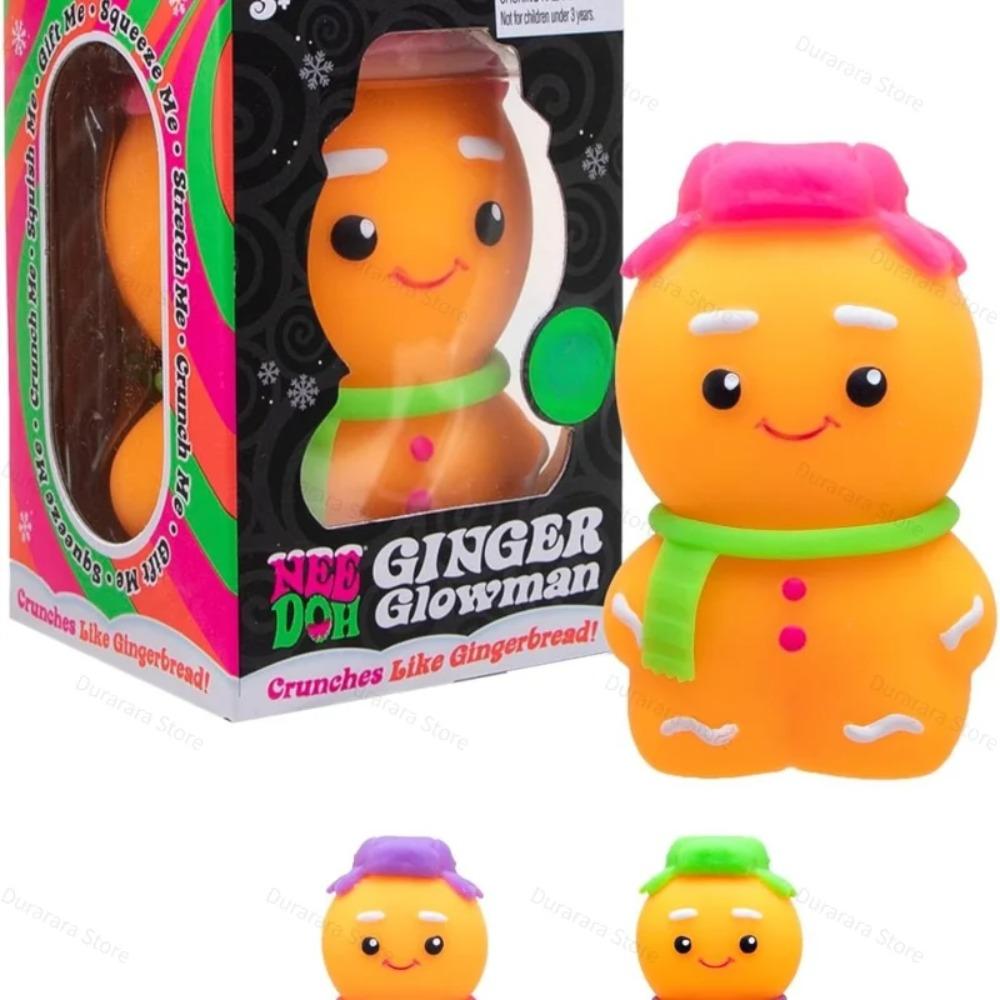 NeeDoh Ginger Glowman Jouet Apaisant 2026 - Jouet anti-stress Edge, Collection pour adultes Schylling