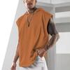 Men Sleeveless Hoodie Muscle Fit Workout Tank Top Casual Gym Sweatshirt