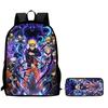2Pcs Set Kids Backpack With Pencil Bag, Cartoon NARUTO School Bag For Boys Girls Aged 6-10, Durable Lightweight School Backpack.