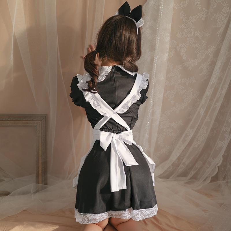 Sexy Cosplay Adult Products Maid Suit Uniform Cute Sexy Pussy Japanese Pajamas Women's Lingerie