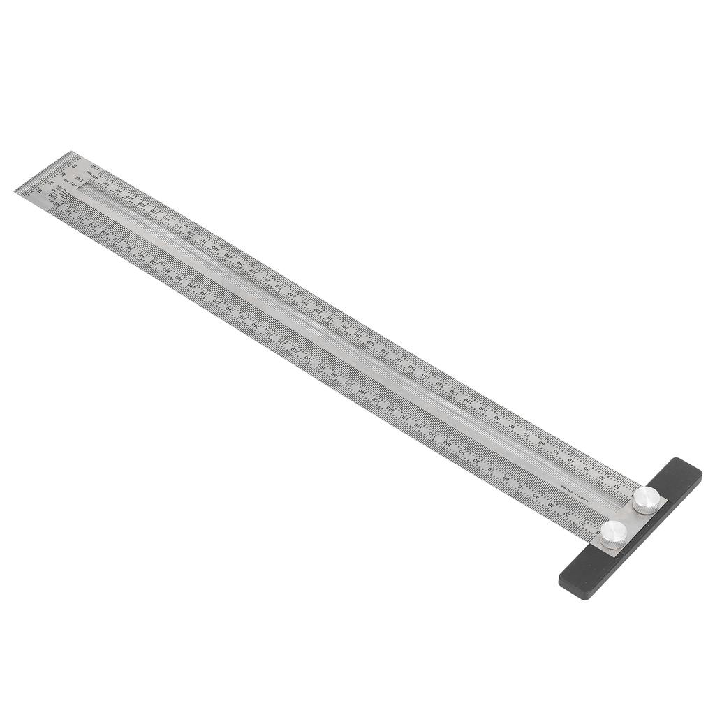 Woodworking Marking T Rulers Positioning Scribing Ruler Gauge Carpenter Measuring Mark Ruler 400mm