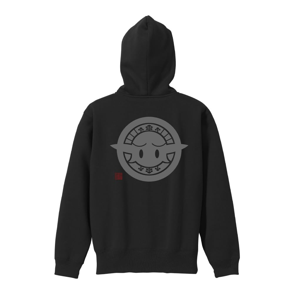 

[Official] 2D Cospa TV Anime Edomae Elf Takamimi Shrine Company Crest Zip Parka BLACK L size