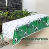 Baseball Tablecloth Soft Pe Sports Pattern Decorative Table Cover for Kitchen Dining Outdoor Party Waterproof Picnic Tablecloth
