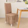 Stretch Chair Cover Folding Chair Skirt for Dining Room Kitchen Banquet Home