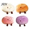 Portable Desk Ornament Cute Dumpling Plush Pillow, Funny Bun Stuffed Animal Toy, Soft PP Cotton Durable Polyester Fiber Pillow Filled Decorative Food