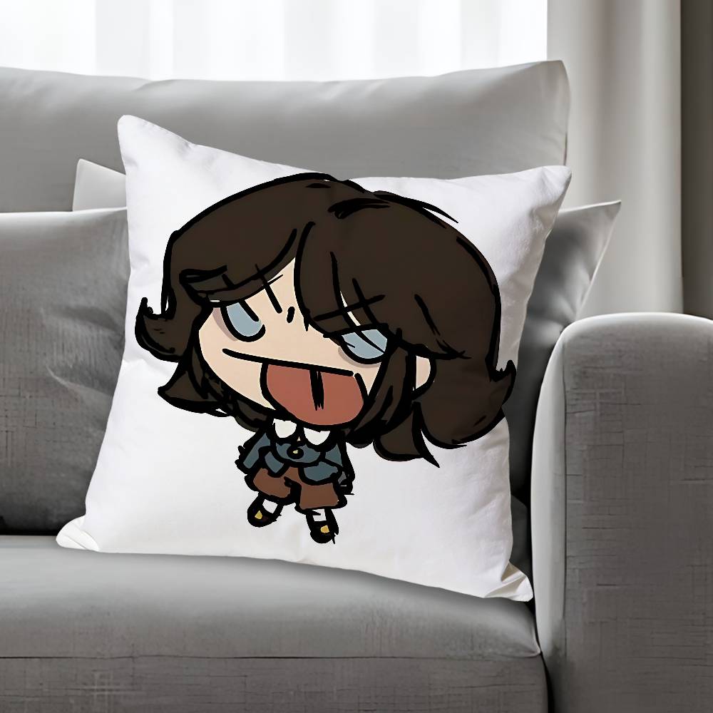 HHaunted HHotels Abaddon Anime Celebrity Merchandise AllMatch Printed Pillow Case Sofa Car Office Room Decoration Protector