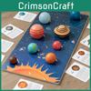 Montessori Kinder Planeten Puzzle Holz Lernspielzeug Für Früherziehung