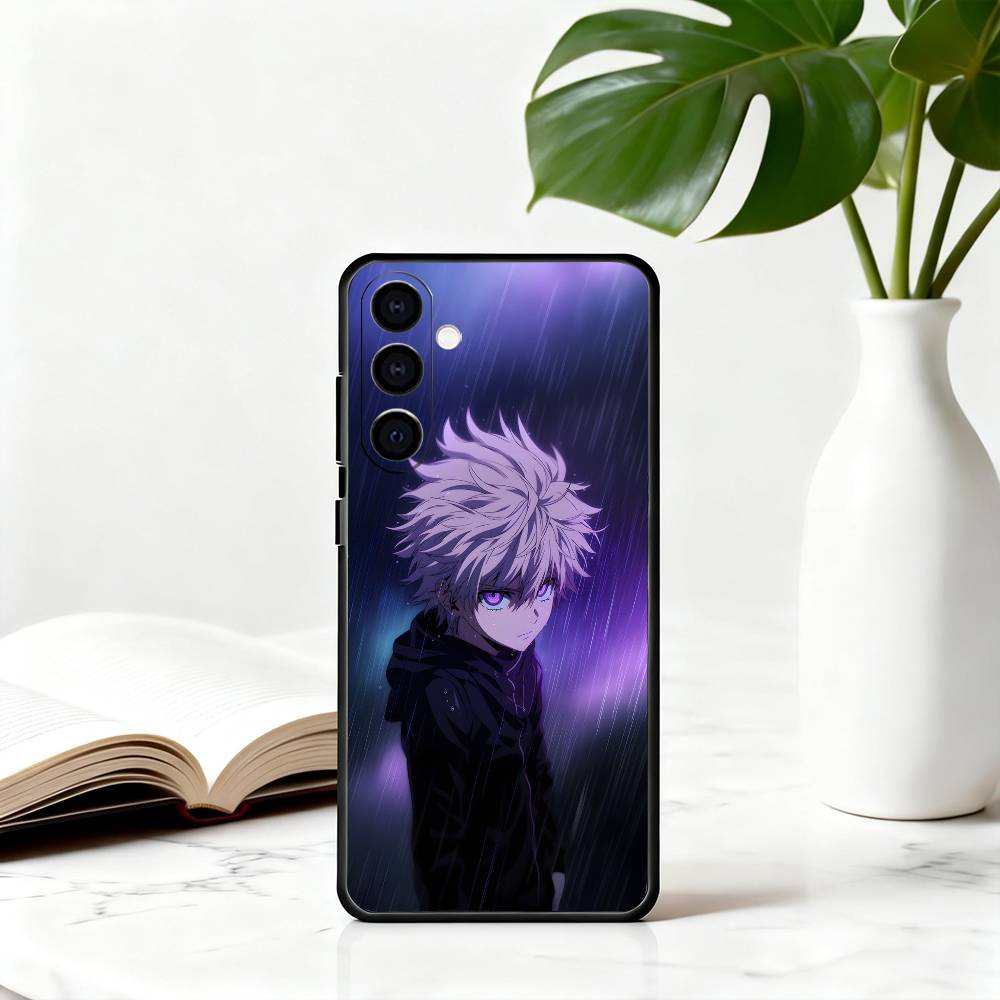 H-Hunter K-Killua Z-Zoldyck H-Hunter-KZ Phone Case Black Silicone Soft For Samsung Galaxy A73,A72,A71,A70,A53,A52,A51