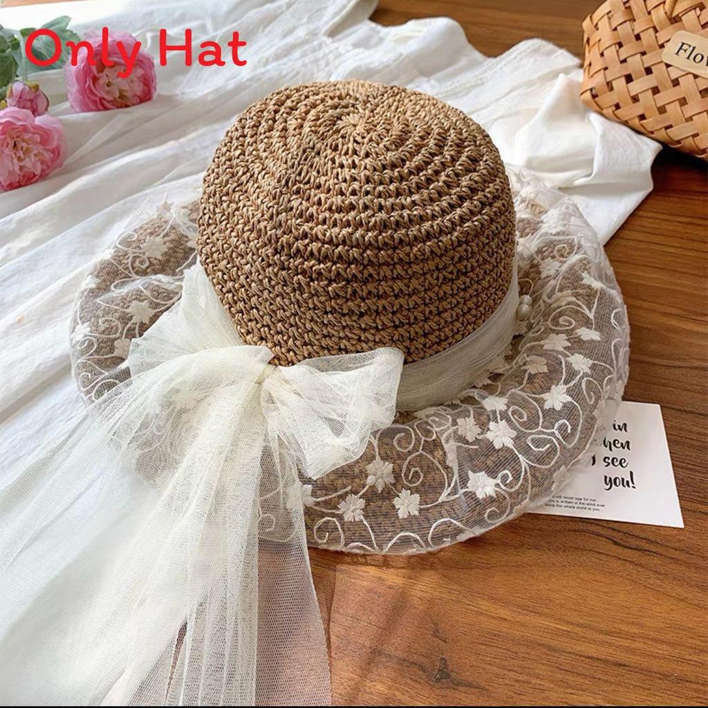 Chapeau de paille d'été à larges bords pour la protection solaire et l'amincissement du visage sans effort