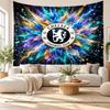 Chelsea FC Wall Tapestry, Soft Fabric Wall Hanging, Decorative Backdrop For Bedroom Home Wall Art