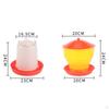 Chicken Feeder and Water Poultry Feeding Container Bucket