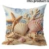 Beach  Tropical Patterned Doublesided Printed pillow cover Short plush Suitable living room bedrooms sofas throw cushion cover