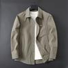 Men's Plus Size Casual Lapel Workwear Jacket - 2026 Spring Collection