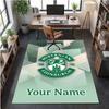 Crystal Velvet Rug Hibernian FC Print Custom Name Text Floor Mat Home Decor