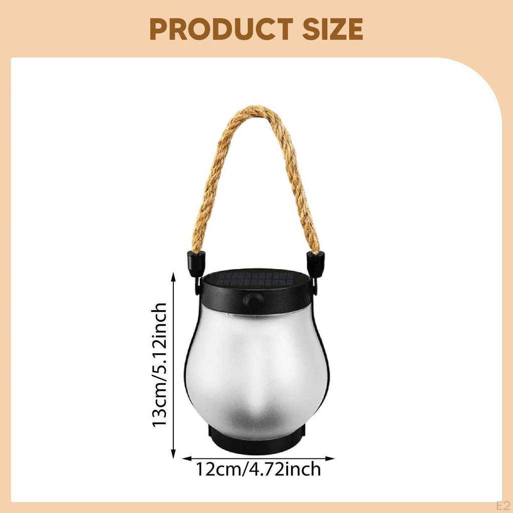 Dancing Fire Solar Lantern Landscape Lamp Hanging Gift Decorative Convenient Garden Decoration