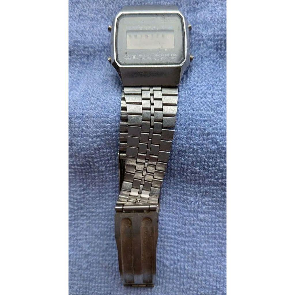 Used ALBA ALARM-CHRONOGRAPH Watch Silver Digital