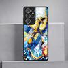 Anime Pokemon Gengar Luxury Phone Cover Glass Case for Samsung Galaxy S26 S25 Ultra S23+ S22 S25+ S21 S24+ S20 FE S23 Plus S24