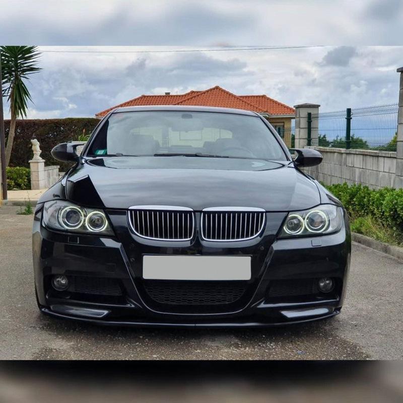 For Bmw 3 Series 2005-2008 E90 E91 M-Tech Sedan 4 Door 320i 330i Car Front Bumper Lip Splitter Body Kits Tuning Auto Parts