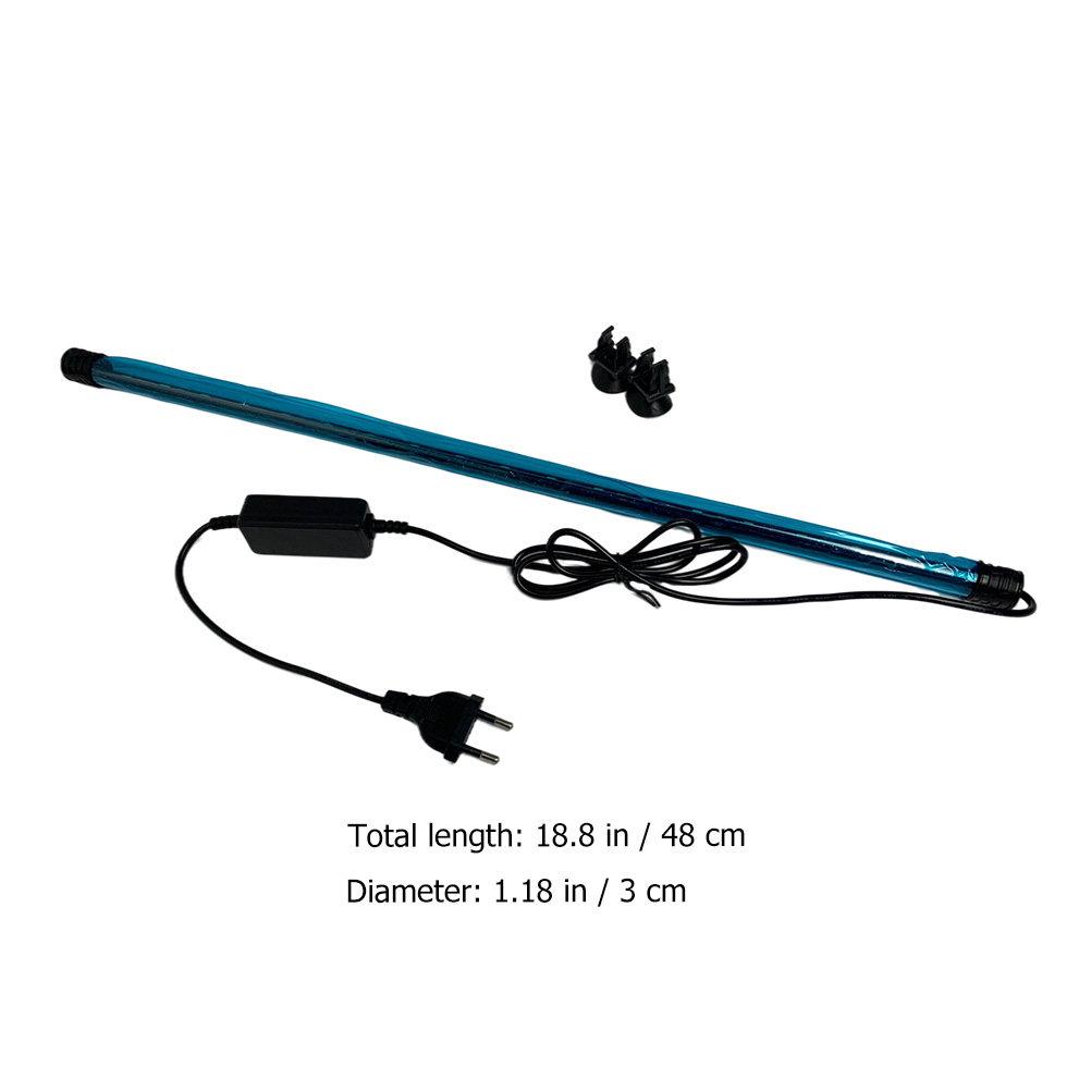

1Pcs Fish Tank LED Light Aquarium Landscaping Lamp High Brightness White Light Fish Tank Ornament Easy Install EU Plug