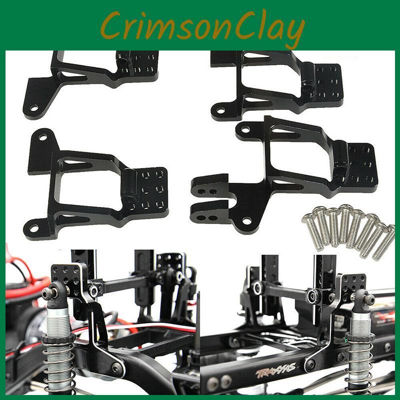 Premium Aluminum Front And Rear Shock Tower Hoops For Traxxas Trx-4 1/10 Rc Crawler Toy