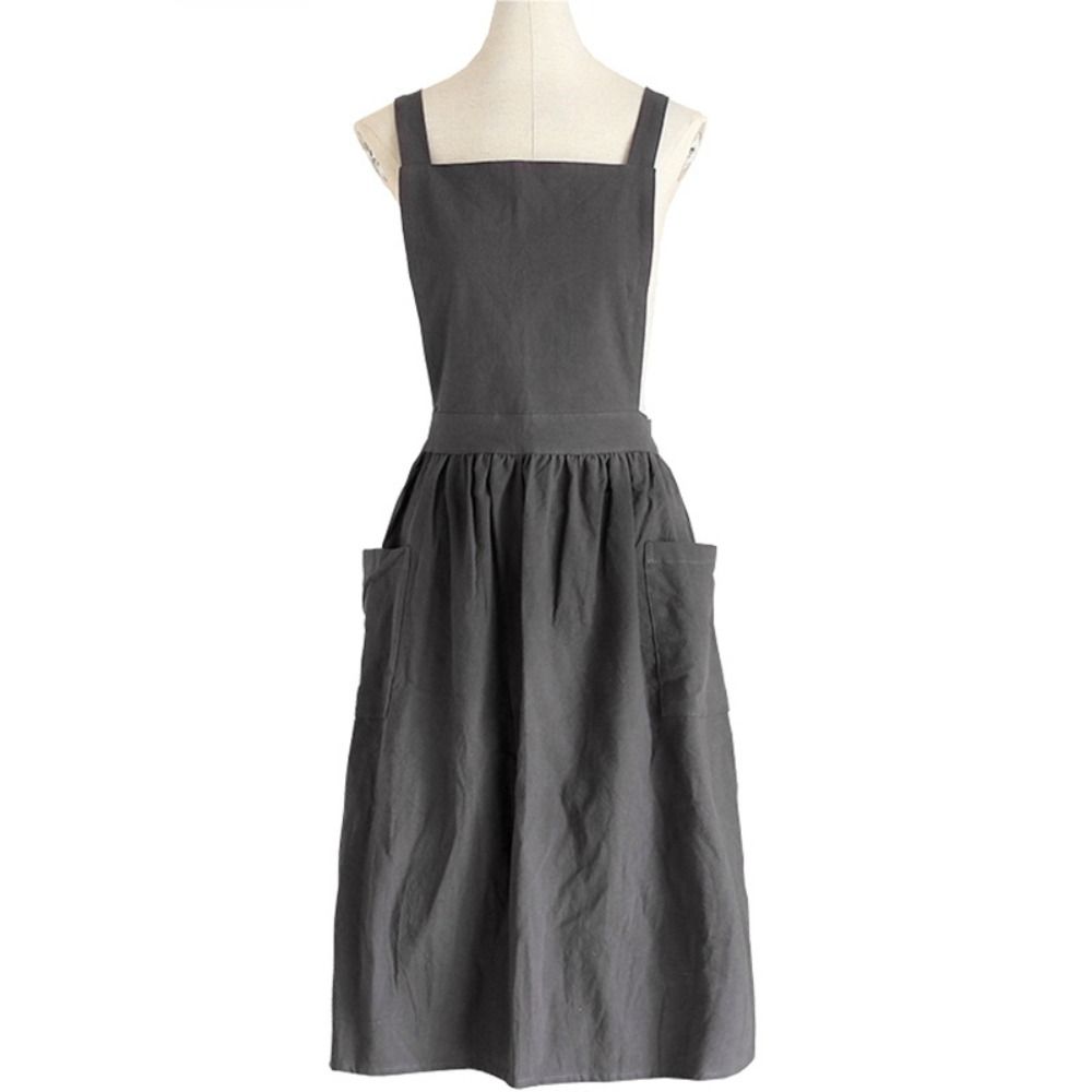 Korean style Florist Apron Nordic Kitchen Apron Simple Linen Aprons