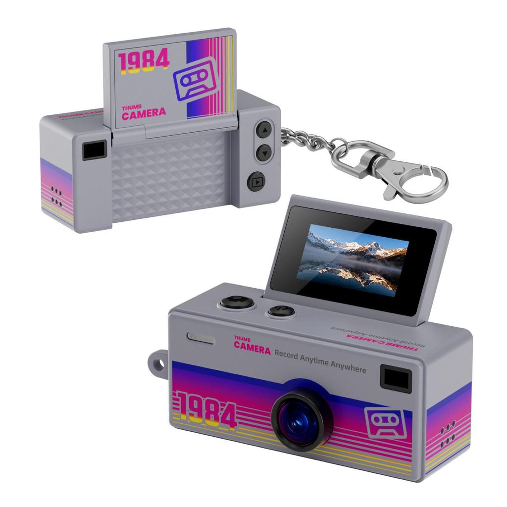 G62 Portable HD Flip Screen Camera: Thumb-Sized, Backpack Pendant for Students & Parties