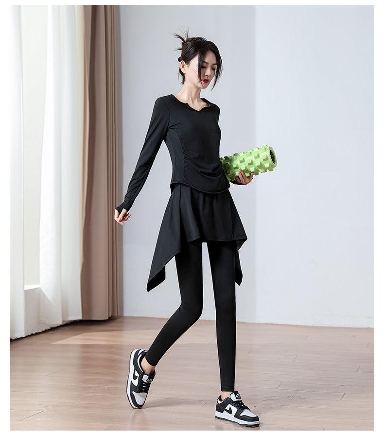 Damen High-End Tennis- & Yoga-Anzug - Herbst/Winter 2025 Schnelltrocknendes Fitness-Set zum Laufen