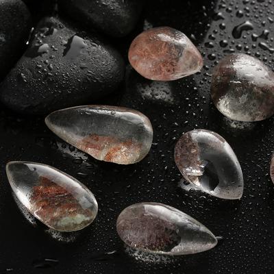 1PC Natural Green Ghost Phantom Crystal Stone Mini Healing Quartz Gems Specimen Ornament Pendant Craft DIY Craft Gift Home Decor