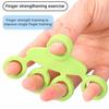 Finger Grip Silicone Ring Exerciser Antistress Resistance Band Fitness Stretcher 3 Levels Finger Sensory Toy for Kid Autism ADHD