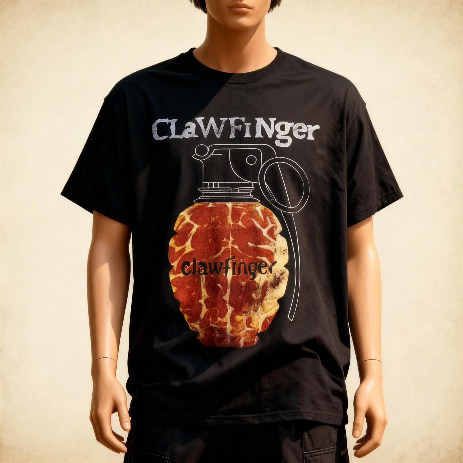 Clawfinger 1995 Tour Short Sleeve Black All Size T-Shirt M