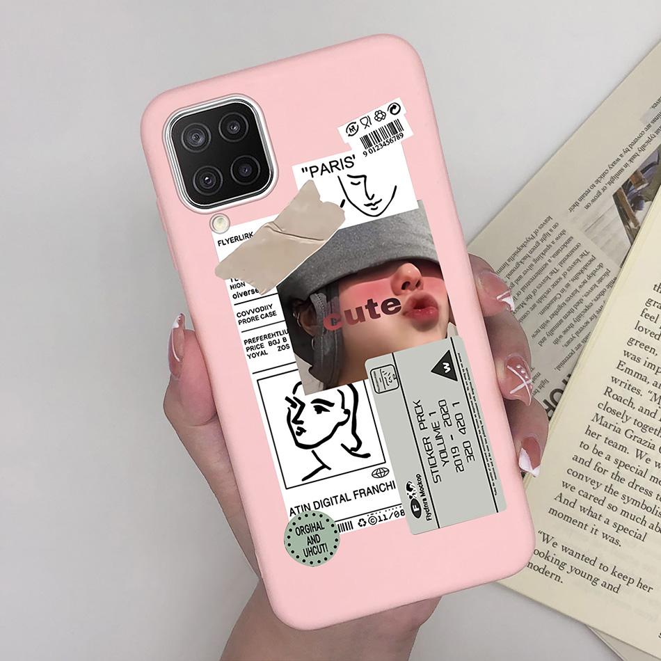 For Samsung Galaxy F22 6.4 inches Case Butterfly Soft Silicon Back Cover For Samsung Galaxy M32 SM-M325FV New Fashion Phone Bags