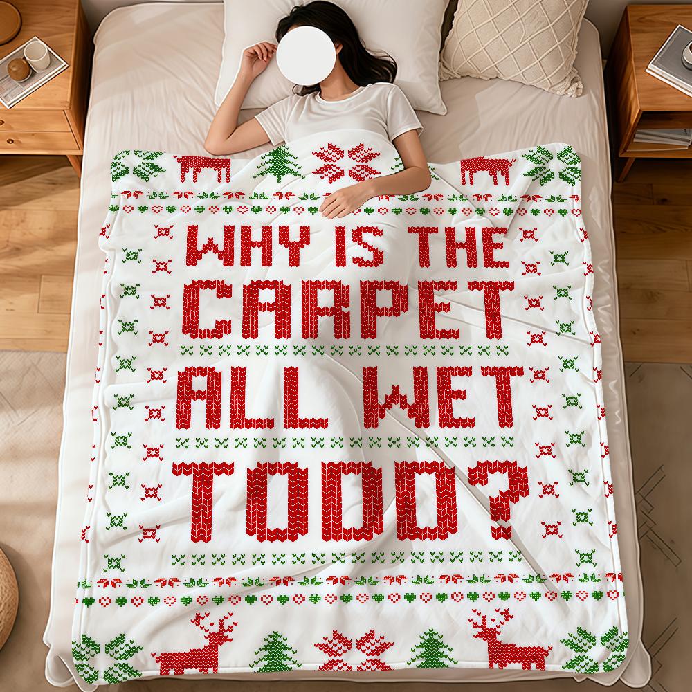 I Don't Know Margo! Christmas Vacation Quote soft warm plush blanket dorm sofa living room pet hogar bedroom gift home Flannel