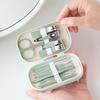 Luxury Beauty Nail Clipper Set 14-Piece Carbon Steel Durable Portable Manicure Tools Custom Logo Plastic Box for Women Nail Art