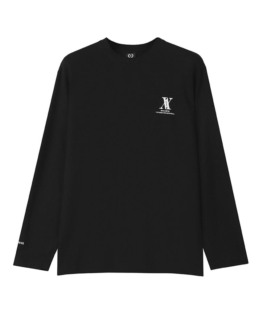 AVANDRESS Av Logo Basic Long Sleeve T-Shirt White